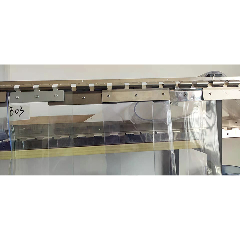 High Quality Hanging PVC Transparent Folding Curtain Cheap Clear Folding Door PVC Strip Curtain